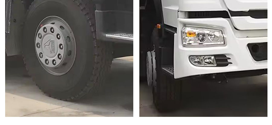 Howo 自卸 8x4 白 -400 改版新车 2025415_06