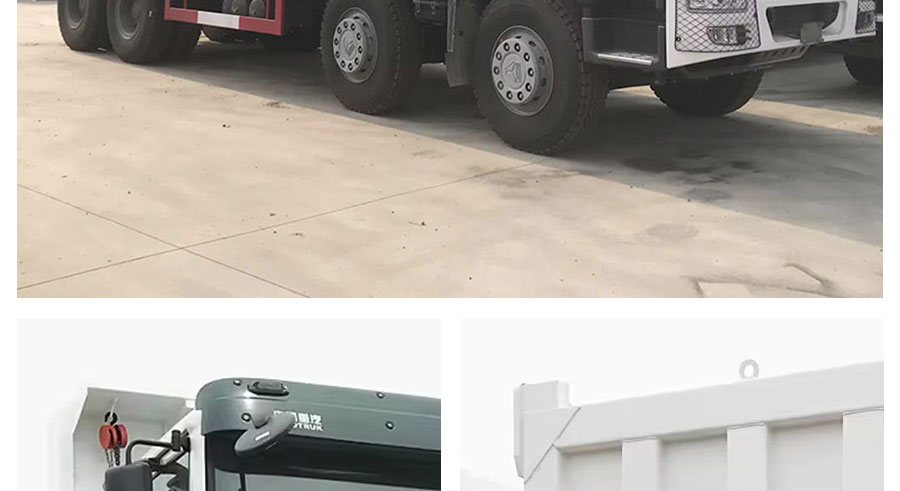 -400 改版新车 2025415_03 Howo 自卸 8x4 白 -400 改版新车 2025415_04 Howo