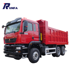 Usado sinotruk howo 371 375 hp 6x4 camión volquete 