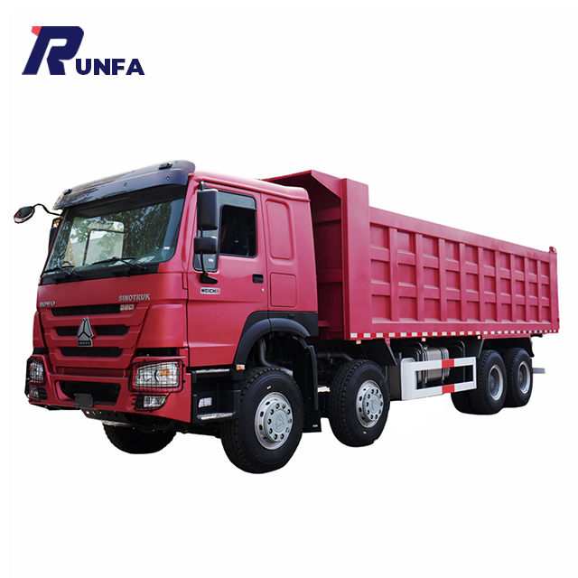  Camión volcado de Sinotruk Howo 30ton 375hp 8*4 camión volcado de 12 ruedas 